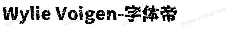 Wylie Voigen字体转换
